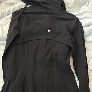 Black Lululemon define jacket with hood size 4